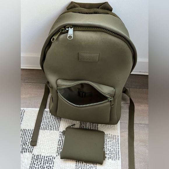 DAGNE DOVER Dakota Backpack Neoprene Dark Moss Large - Picture 12 of 15